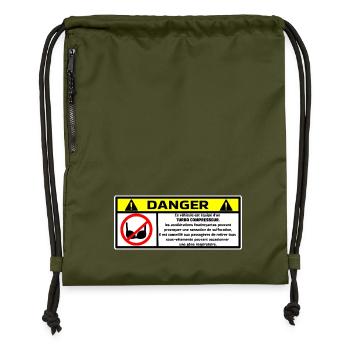 pare-choc - Sac à cordon en polyester recyclé - military green - Devant
