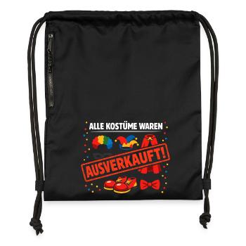 All costumes were sold out Carnival - Gymsac made from recycled material - black - Front