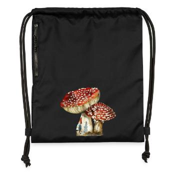 gnome - Sac à cordon en polyester recyclé - noir - Devant