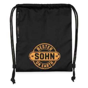 best son - Gymsac made from recycled material - black - Front