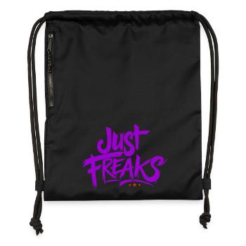 Just Freaks Pink Power Sport Fit - Just Freaks ® - Gymsac made from recycled material - black - Front