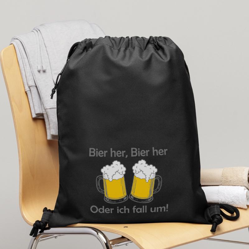 Bees here, Bees here - oder ich fall um! Gymsac made from recycled material