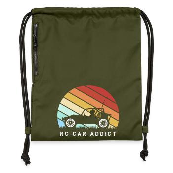 Voiture jouet RC - Sac à cordon en polyester recyclé - military green - Devant