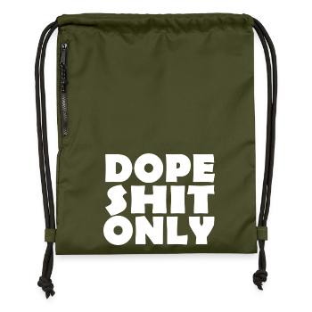 SHIT - Turnbeutel aus Recycling-Material - military Green - Vorne