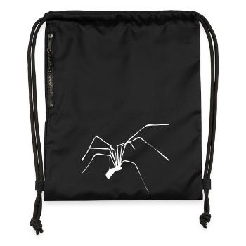 Spider Spider Spiderweb Fear Legs Christmas - Gymsac made from recycled material - black - Front