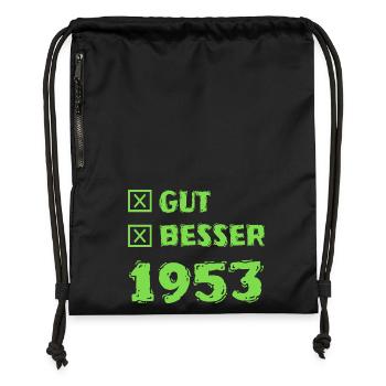 Besser 1953 - Gymsac made from recycled material - black - Front