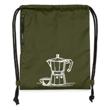 Bialetti - Gymsac made from recycled material - military green - Front