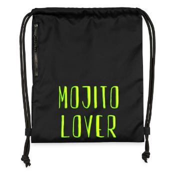 Mojito Lover - Gymsac made from recycled material - black - Front