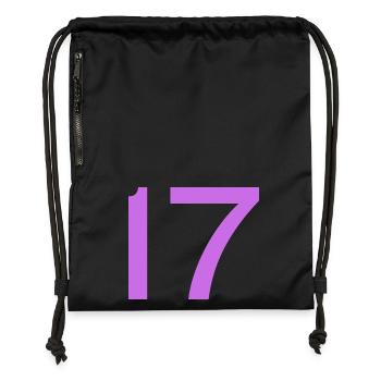 17 - Gymsac made from recycled material - black - Front