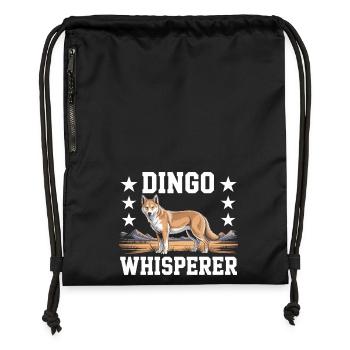 Dingo Australischer Wildhund Tierliebhaber Design - Turnbeutel aus Recycling-Material - military Green - Vorne