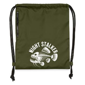 Fish Skeleton Nightstalker Bone Predator Fishing Rod - Gymsac made from recycled material - military green - Front