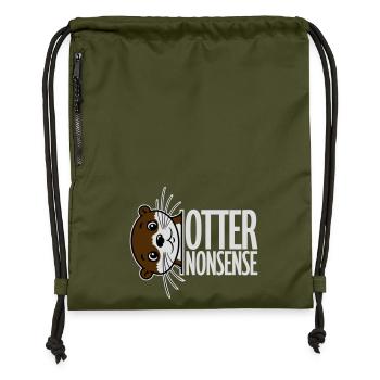 Otter Nonsense Lustig Wortspiel Otter Liebe Spruch - Turnbeutel aus Recycling-Material - military Green - Vorne