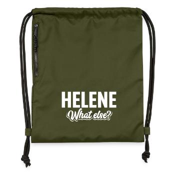 HELENE - we - Turnbeutel aus Recycling-Material - military Green - Vorne