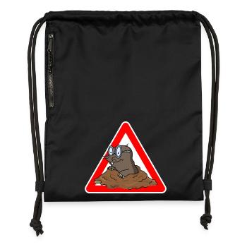mole - Gymsac made from recycled material - military green - Front