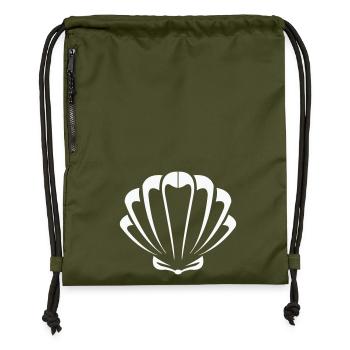 coquille - Sac à cordon en polyester recyclé - military green - Devant
