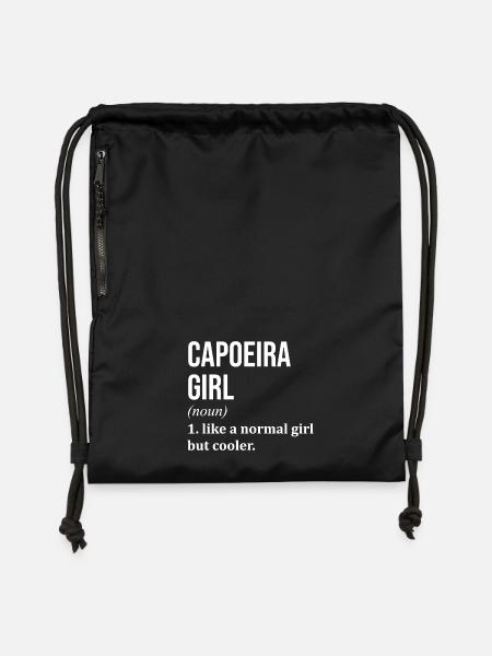 Capoeira Capoeira Capoeira - Turnbeutel aus Recycling-Material - Schwarz