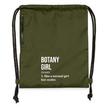 Botanik - Turnbeutel aus Recycling-Material - military Green - Vorne