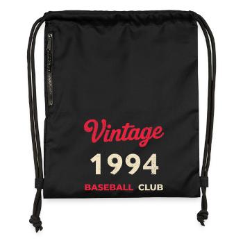 Vintage 1994 – Baseball Club Retro Birth Year - Gymsac made from recycled material - black - Front