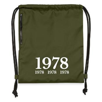1978 - Sac à cordon en polyester recyclé - military green - Devant