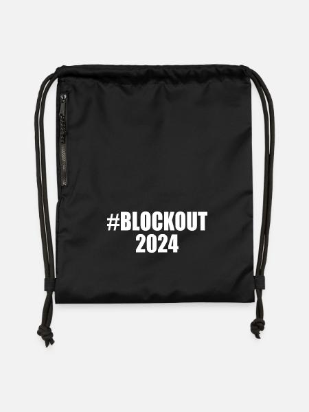 Blockout 2024 - Turnbeutel aus Recycling-Material - Schwarz