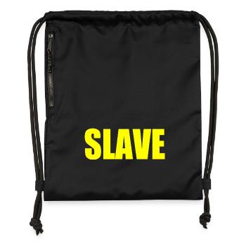 Slave - Gymsac made from recycled material - black - Front