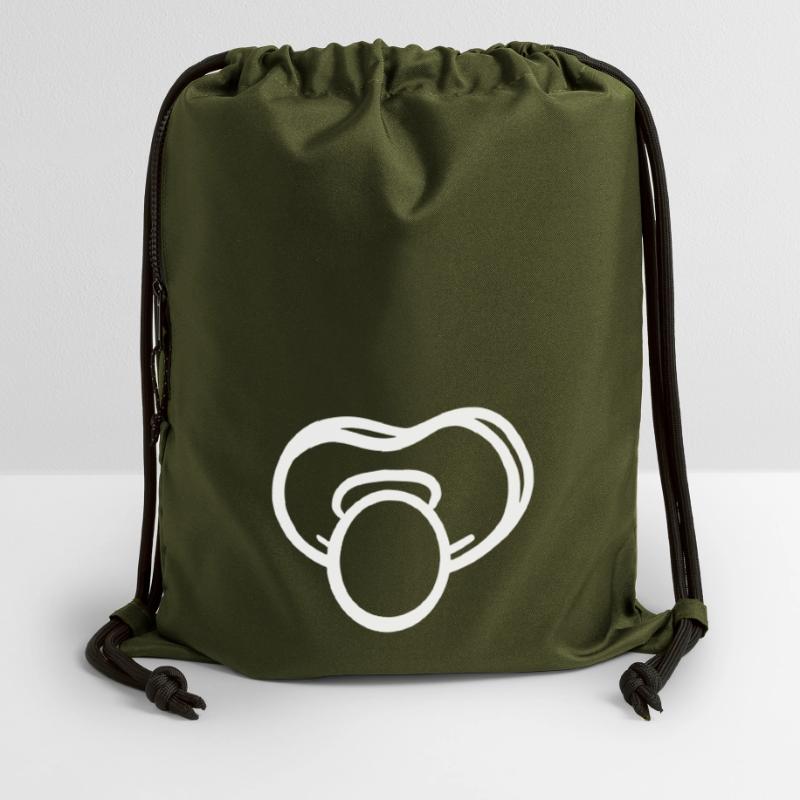 Pacifier Vector Gymsac made from recycled material