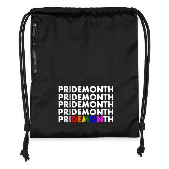 pride month demon - Turnbeutel aus Recycling-Material - military Green - Vorne