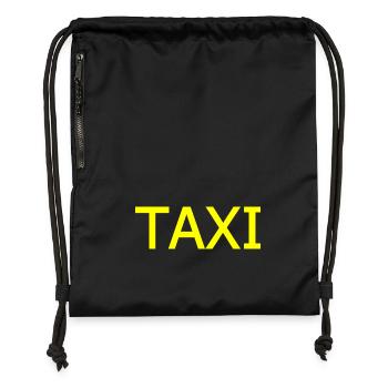 Taxi - Gymsac made from recycled material - black - Front