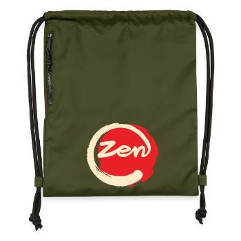 Zen - Sac à cordon en polyester recyclé - military green - Devant