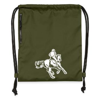 Reiter - Turnbeutel aus Recycling-Material - military Green - Vorne