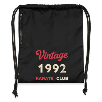 Vintage 1992 – Année de naissance rétro du Karate Club - Sac à cordon en polyester recyclé - noir - Devant
