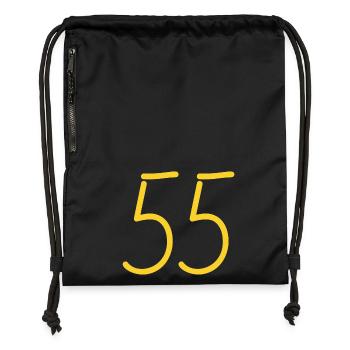 55 - Turnbeutel aus Recycling-Material - Schwarz - Vorne