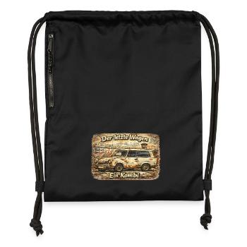 The Last Car Rusty Station Wagon - Gymsac made from recycled material - black - Front