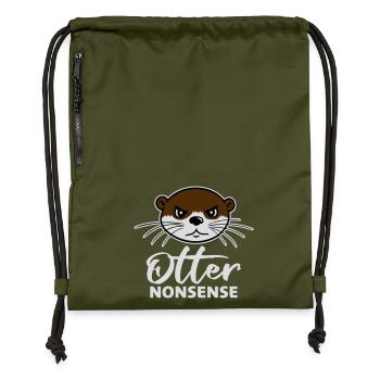 Otter Nonsense Lustig Wortspiel Otter Liebe Spruch - Turnbeutel aus Recycling-Material - military Green - Vorne