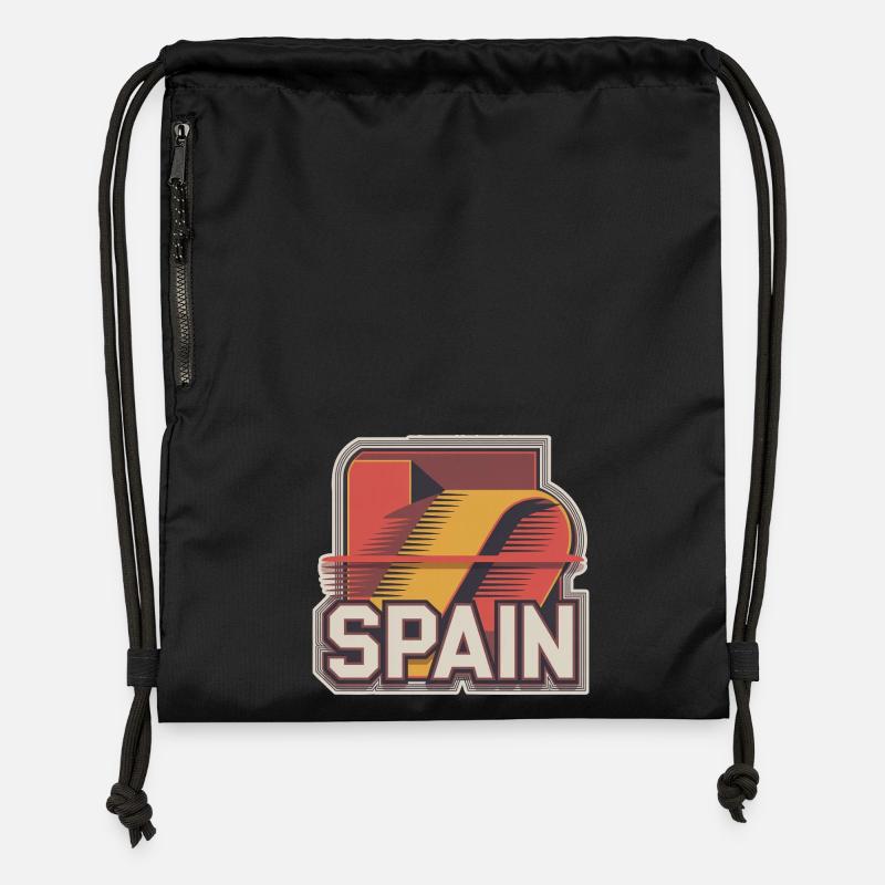 Spain - Gymsac made from recycled material - black