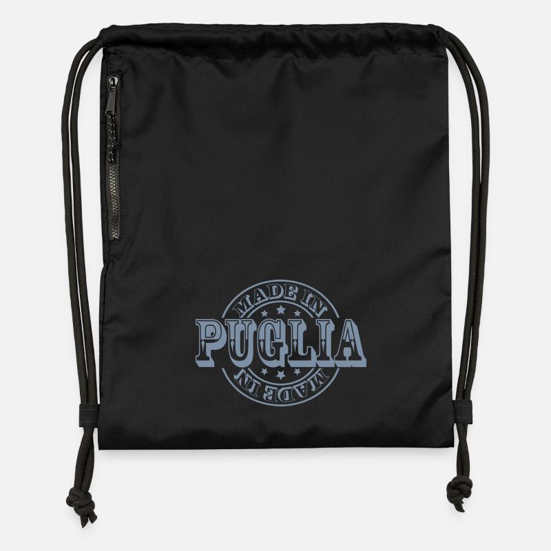 made in puglia m1k2 - Gymsac made from recycled material - black