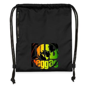 Dub Reggae - Turnbeutel aus Recycling-Material - Schwarz - Vorne