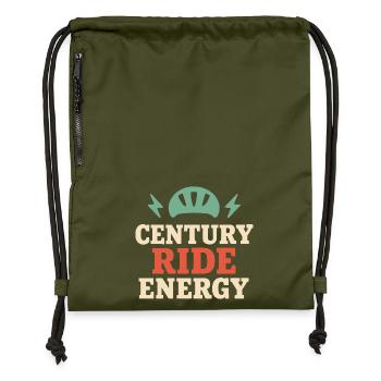 Century Ride 100-meilen-fahrt Radfahrer Century - Turnbeutel aus Recycling-Material - military Green - Vorne