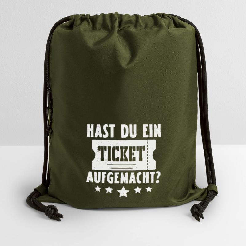 Science Coder HAST DU EIN TICKET AUFGEMACHT LUSTIG Turnbeutel aus Recycling-Material