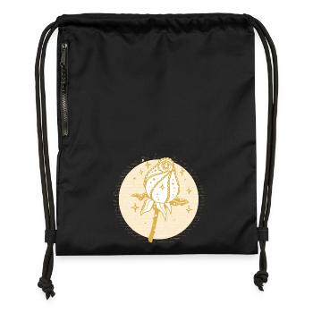 En mémoire - Sac à cordon en polyester recyclé - noir - Devant