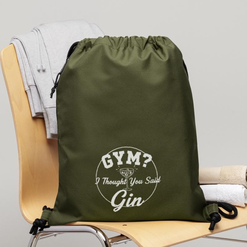 Gym oder Gin ? Turnbeutel aus Recycling-Material