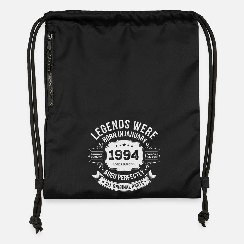 Millésime 1994 Anniversaire 1994 Limited Edition - Sac à cordon en polyester recyclé - noir