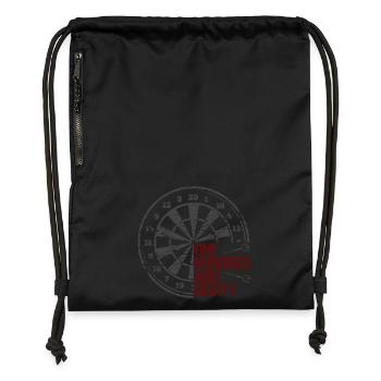 Darts 180 Dartboard Vintage - Gymsac made from recycled material - black - Front