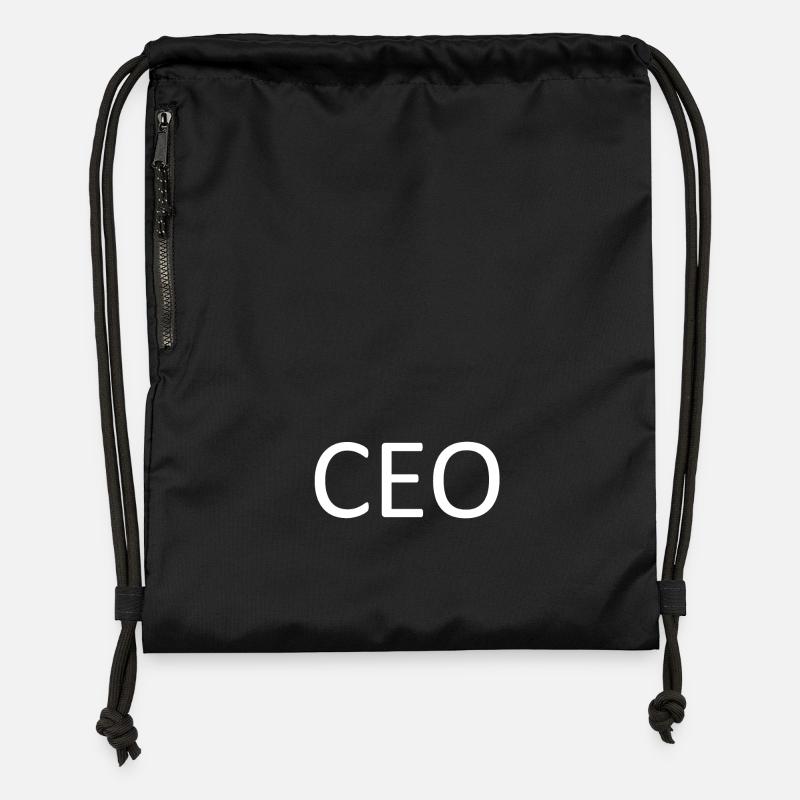CEO - Turnbeutel aus Recycling-Material - Schwarz