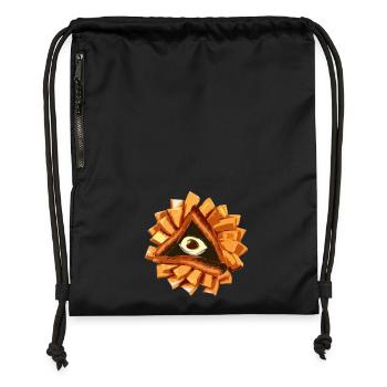 Bio Park - Gymsac made from recycled material - black - Front