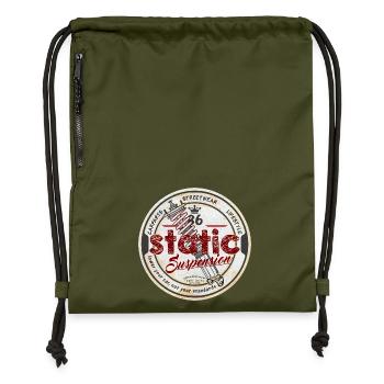 Static Suspension - Turnbeutel aus Recycling-Material - military Green - Vorne