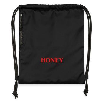 HONEY / HONIG - Turnbeutel aus Recycling-Material - Schwarz - Vorne