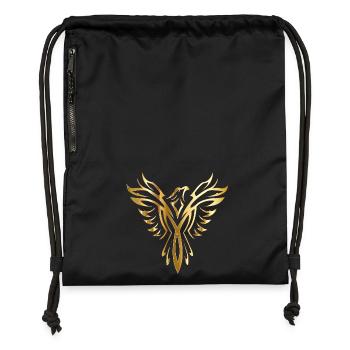Phoenix Gold - Turnbeutel aus Recycling-Material - Schwarz - Vorne