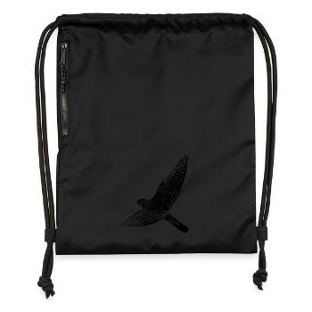 Falcon - Gymsac made from recycled material - black - Front