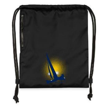 catamaran - Gymsac made from recycled material - black - Front